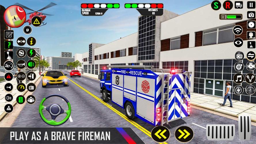Police Ambulance Fire Truck Captura de pantalla 4