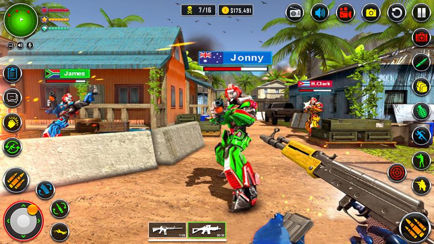 Counter terrorist robot game Скриншот 2