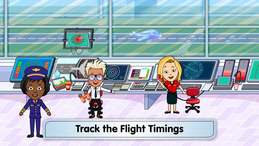 ティジ空港:キッズの私の飛行機ゲーム スクリーンショット 4