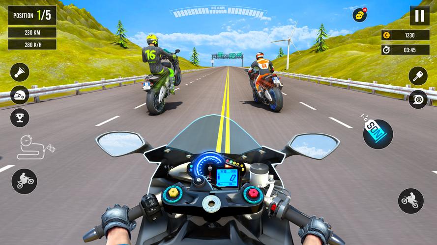 Moto Traffic Bike Race Game 3d 스크린샷 1
