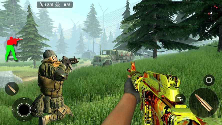 Commando Strike Offline Game Captura de pantalla 4