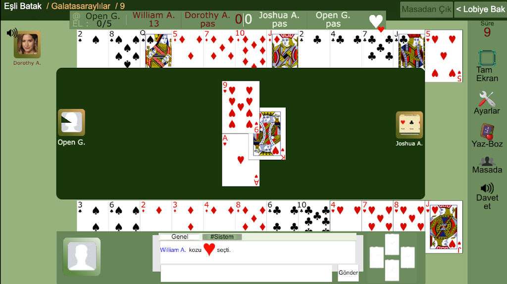 Eşli Batak Online 스크린샷 2