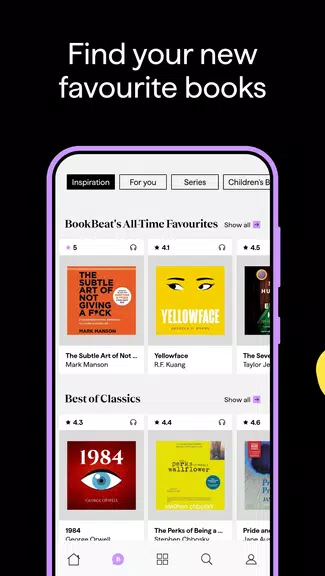 BookBeat Ljudböcker & E-böcker應用截圖第3張