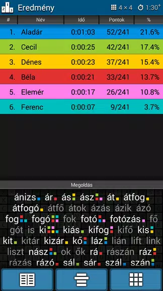 Szókereső Screenshot 4