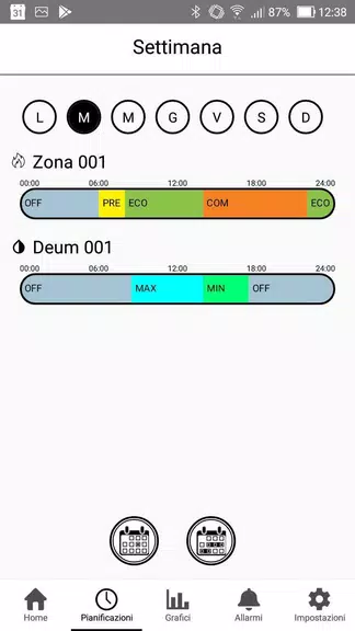 RadiaxWeb Regolazione Schermafbeelding 3