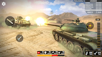 Tank Fury: Battle of Steels Captura de tela 2