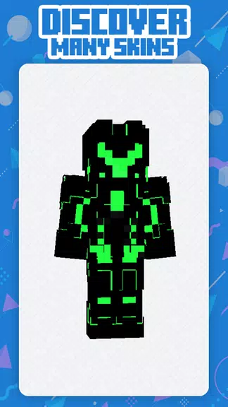 Neon Squad Skin Minecraft Zrzut ekranu 1