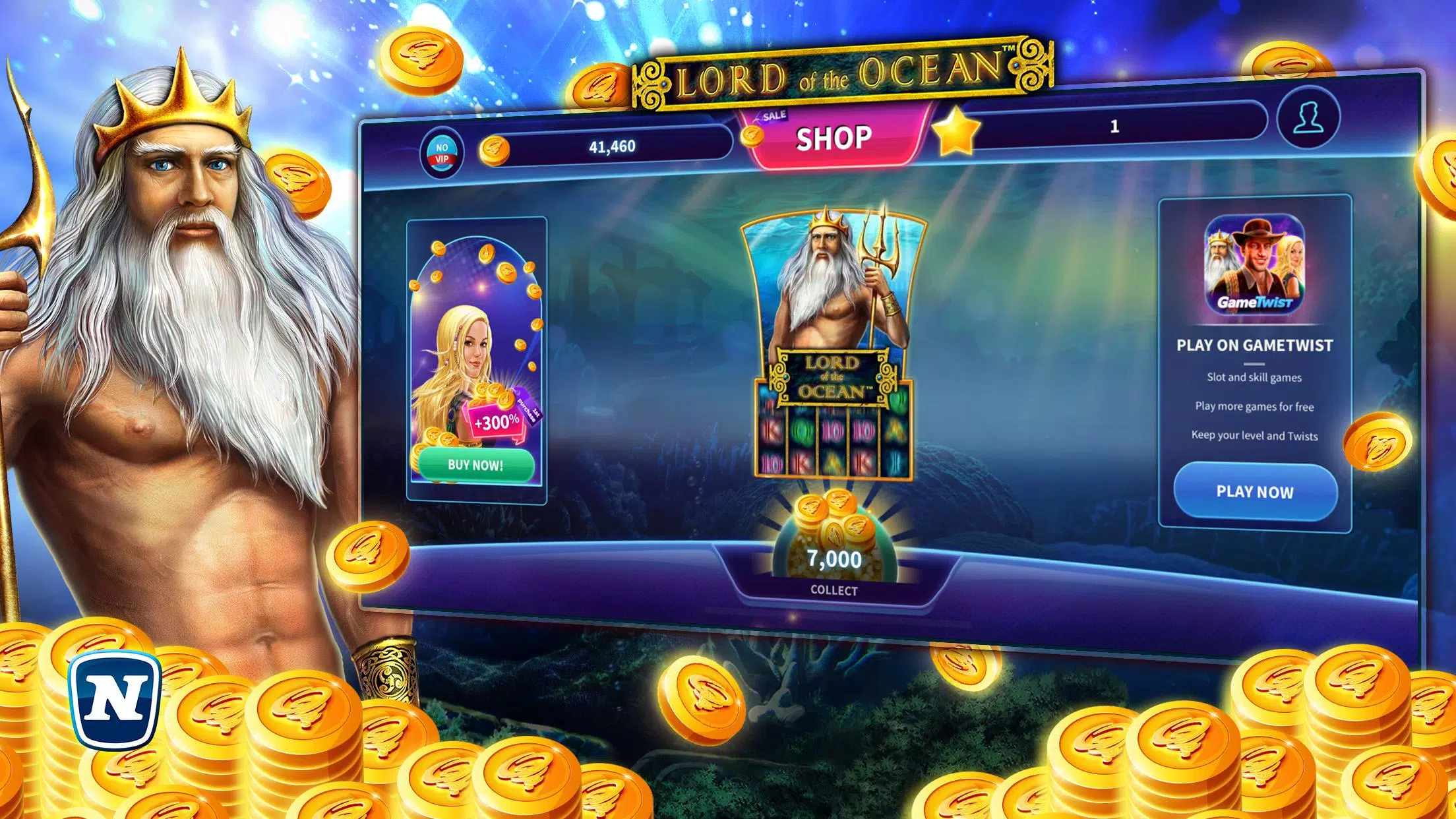 Lord of the Ocean™ Slot Schermafbeelding 2