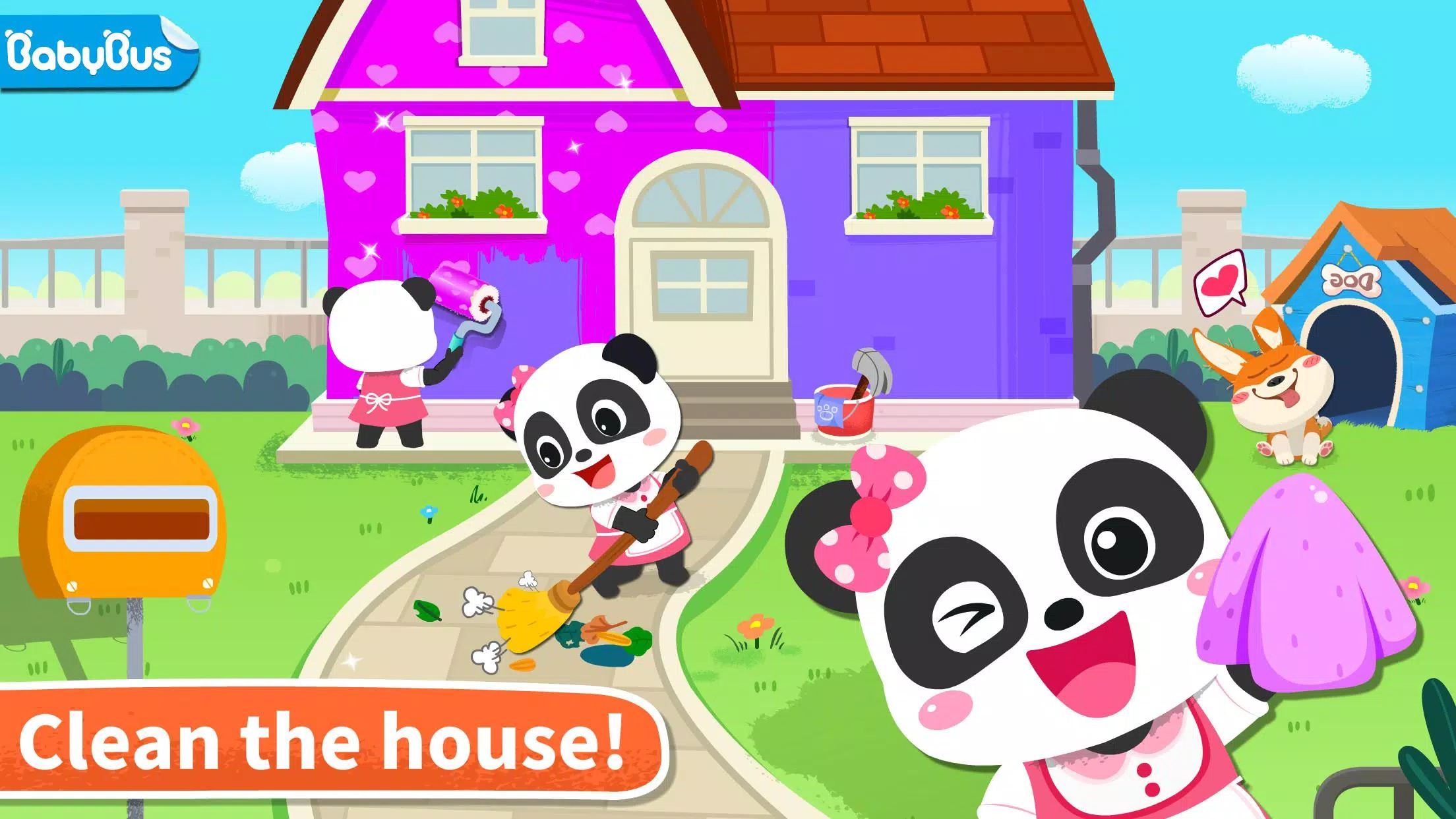 Baby Panda' s House Cleaning ภาพหน้าจอ 1