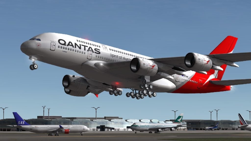 Totoong flight simulator