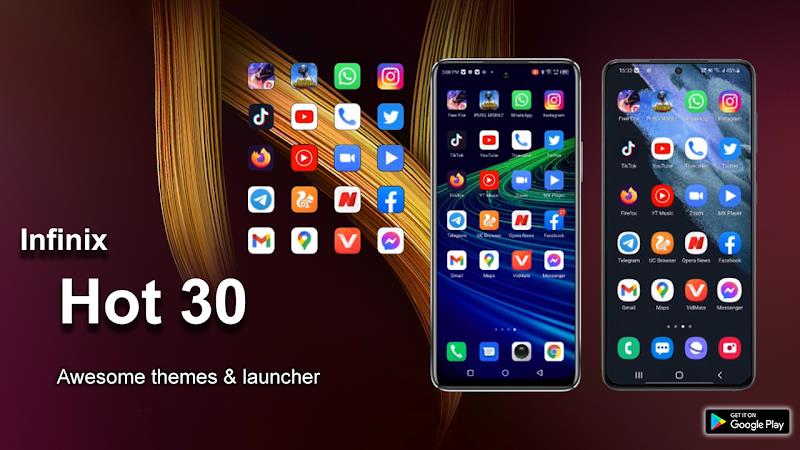 Infinix Hot 30 Launcher:Themes Zrzut ekranu 1