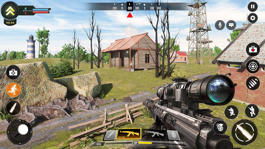 Sniper Game: Shooting Gun Game Mod Ảnh chụp màn hình 3