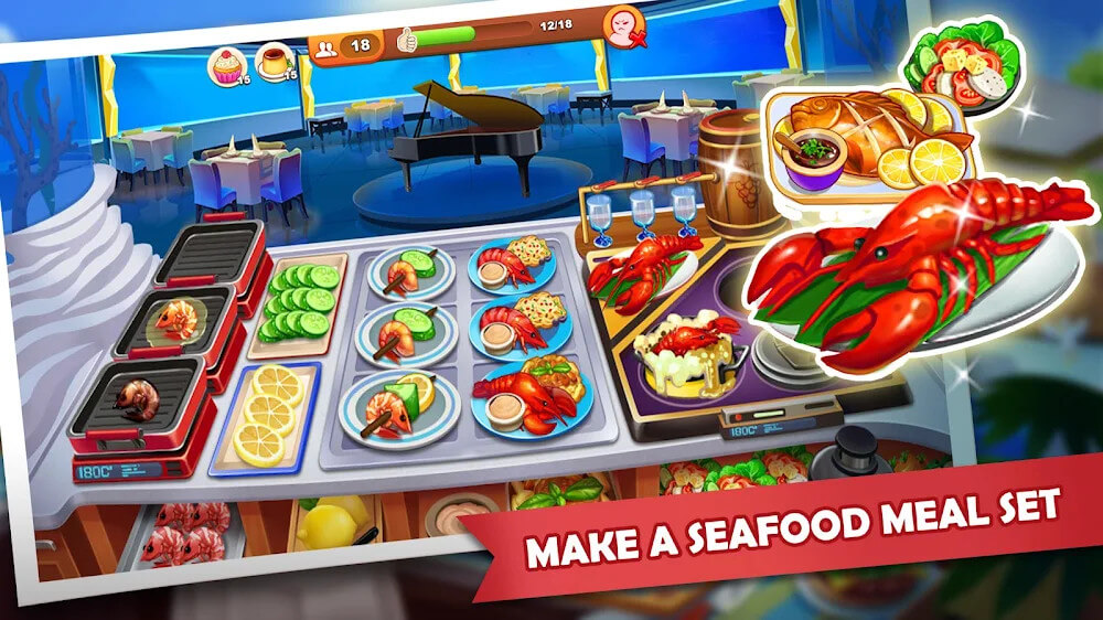 Cooking Madness Mod Ảnh chụp màn hình 3