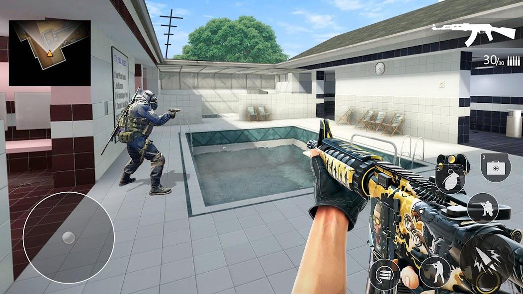 Anti Terrorist Shooting Games Mod Zrzut ekranu 2