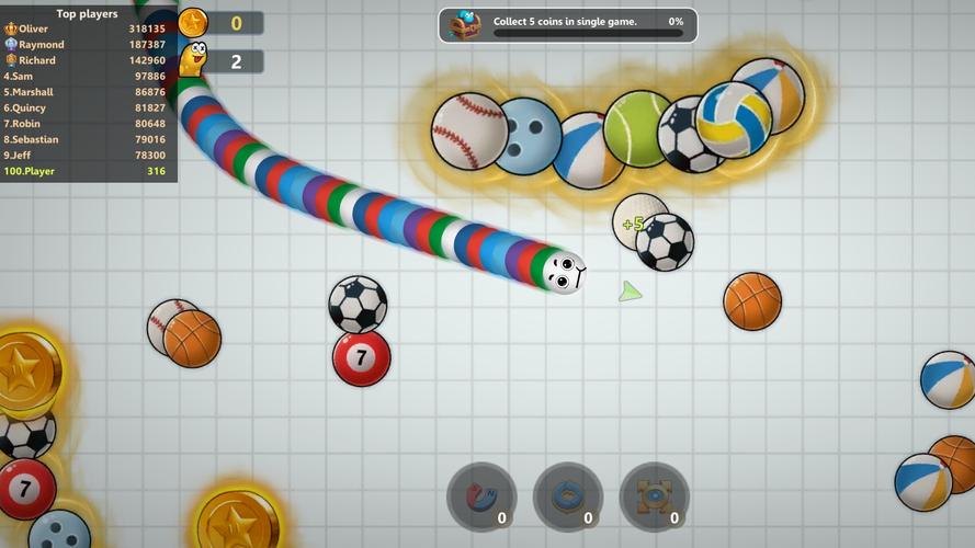 Slinky Snake: Worm.io Game Ảnh chụp màn hình 3