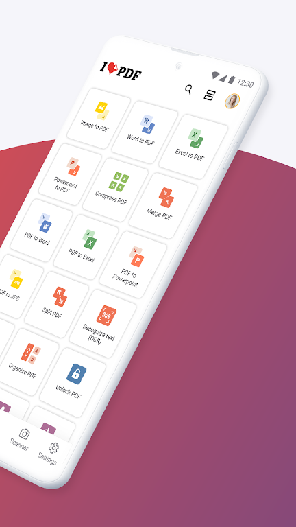 Schermata iLovePDF: PDF Editor & Scanner Mod 2