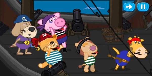 Tesouro pirata Contos de fadas Captura de tela 2