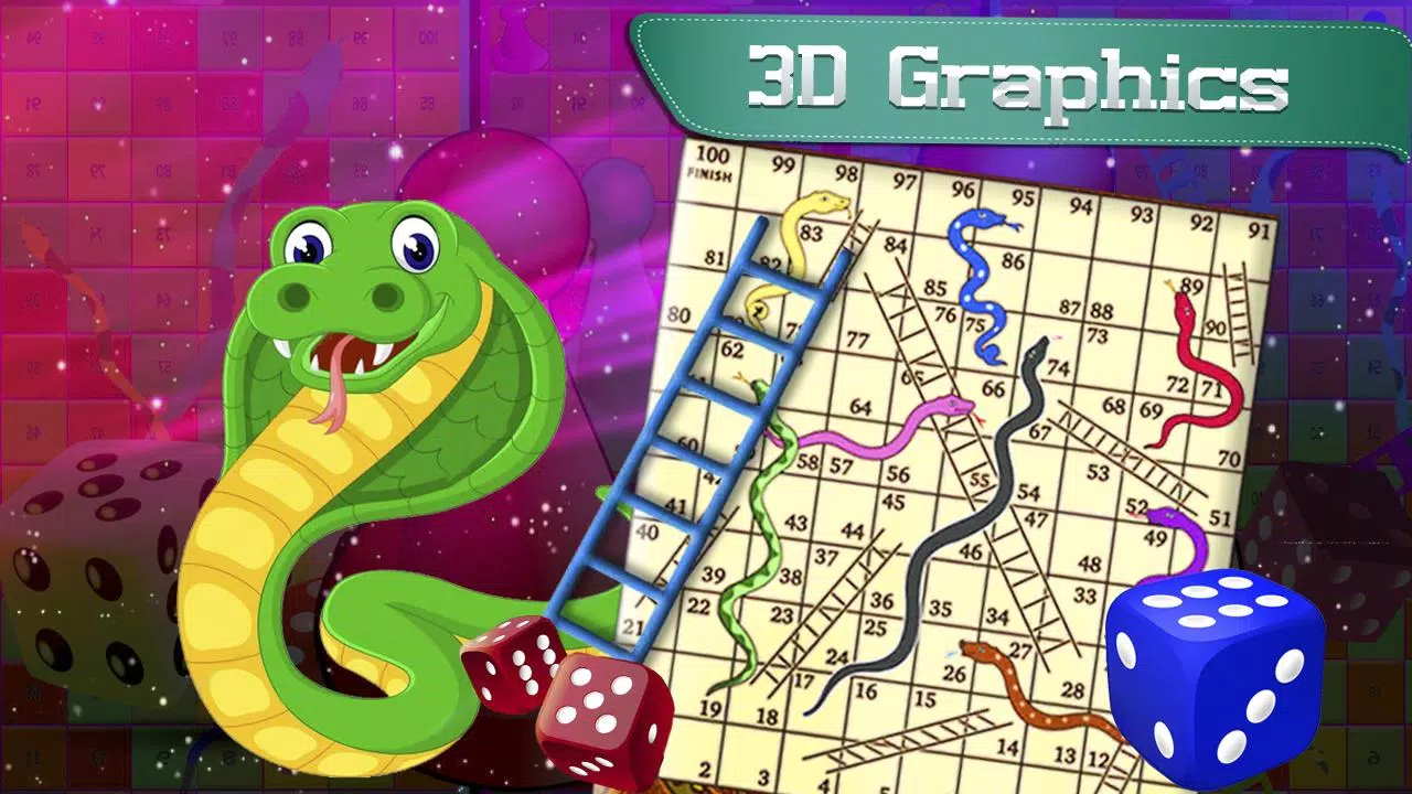 Ludo Snake and Ladder free game Ảnh chụp màn hình 1