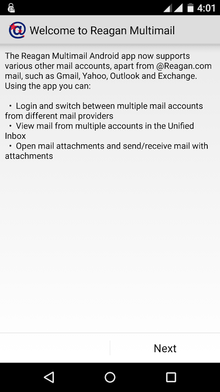 ReaganMail By Reagan.com LLC Zrzut ekranu 1