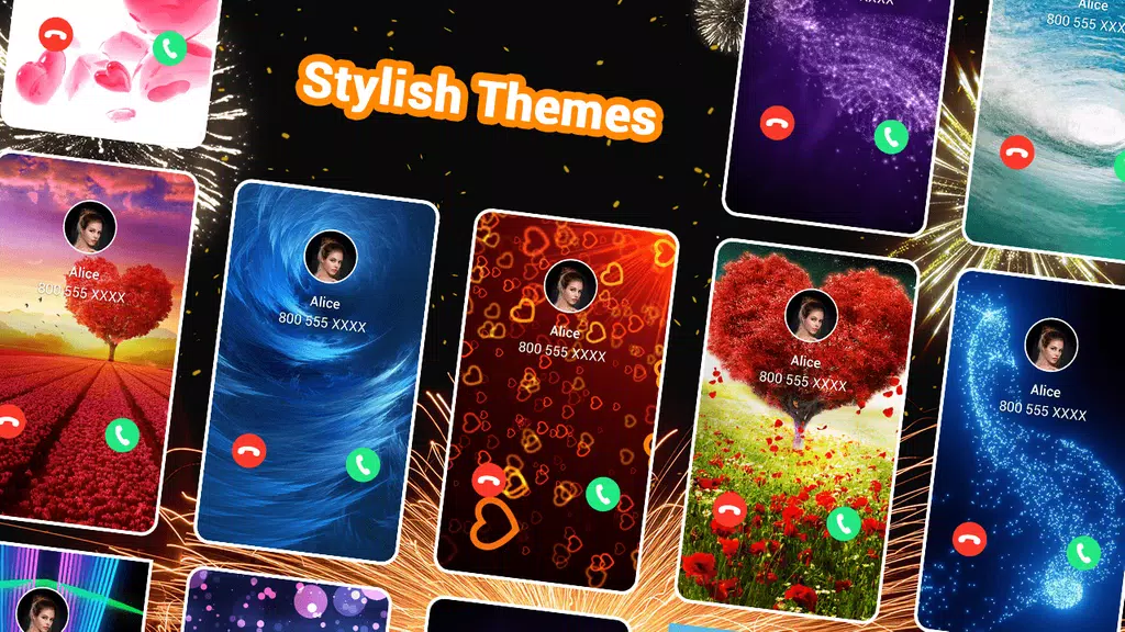 Color Call Screen - Call flash Скриншот 1