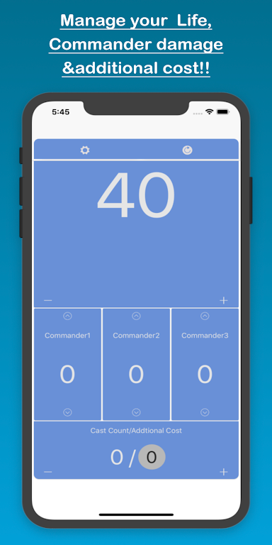 Life Counter for Commander Скриншот 2