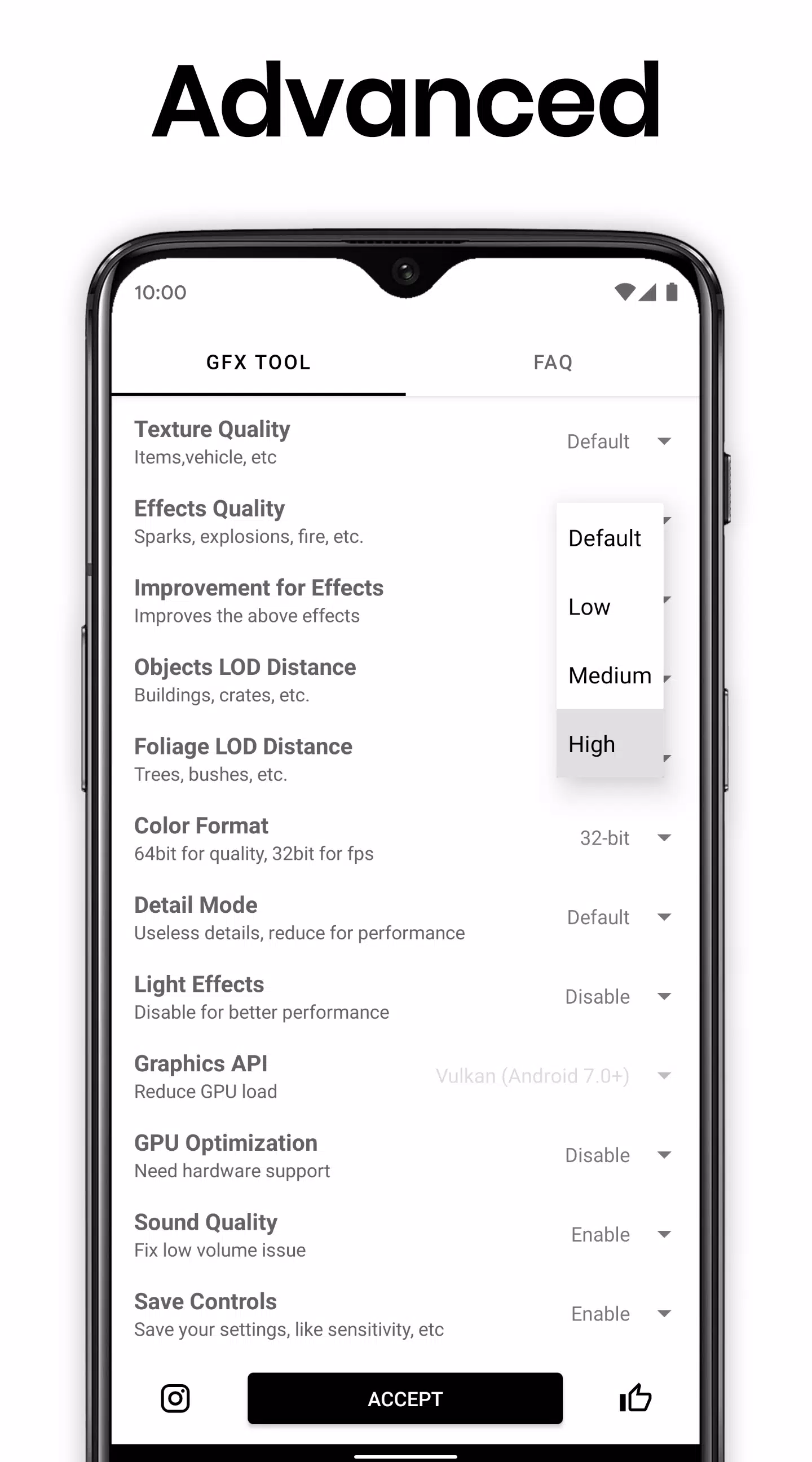 GFX Tool: Launcher & Optimizer スクリーンショット 3