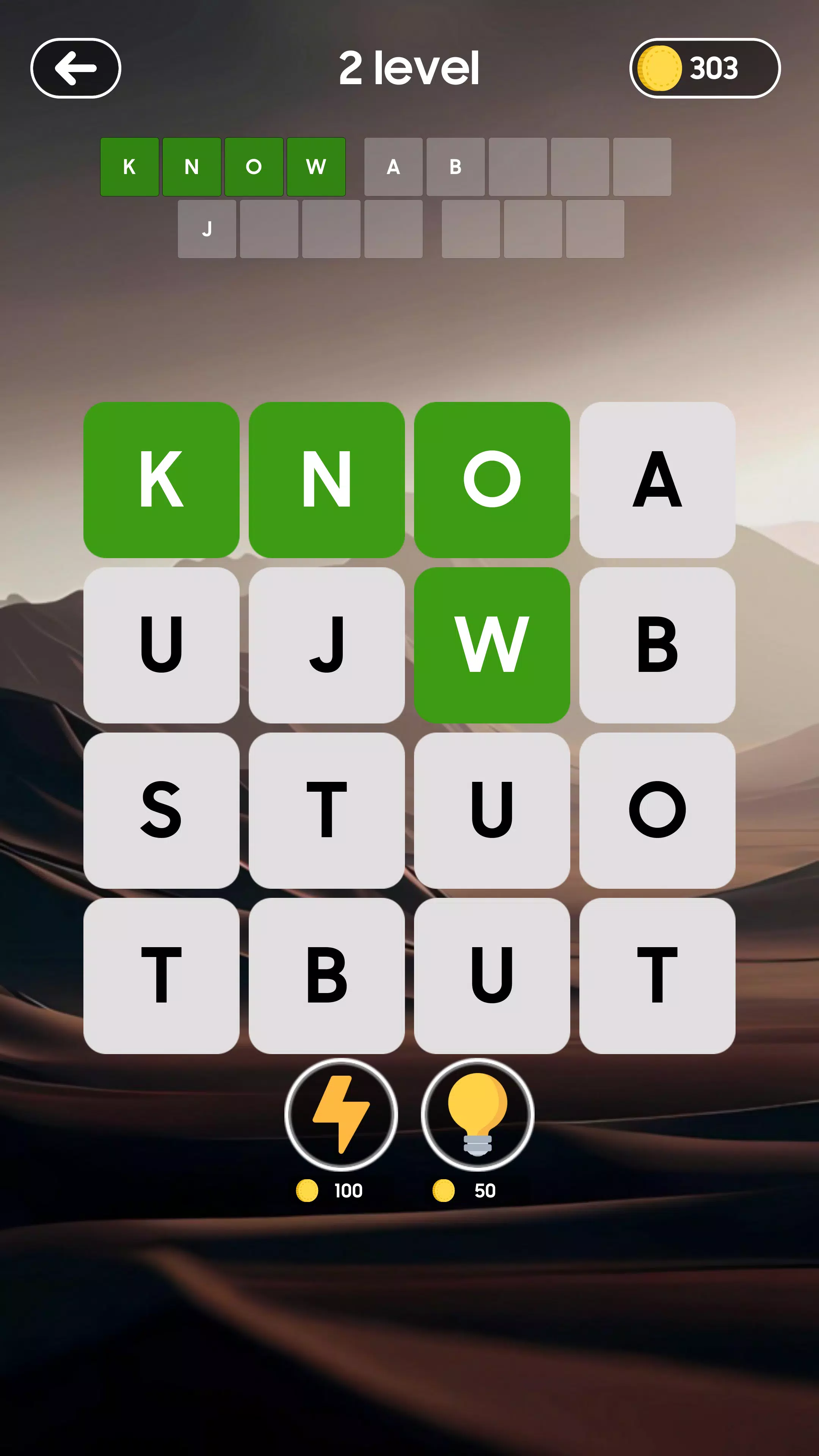 Fillwords - Crossword game ภาพหน้าจอ 1