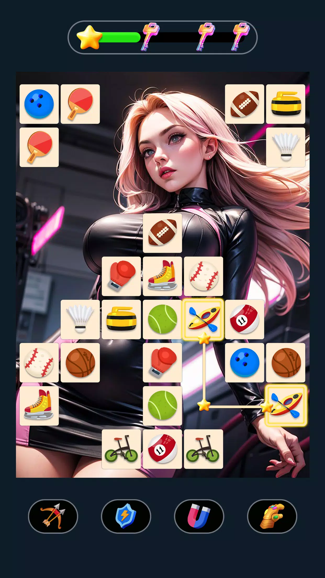 Fantasy Onet - Match Girl Game Screenshot 3