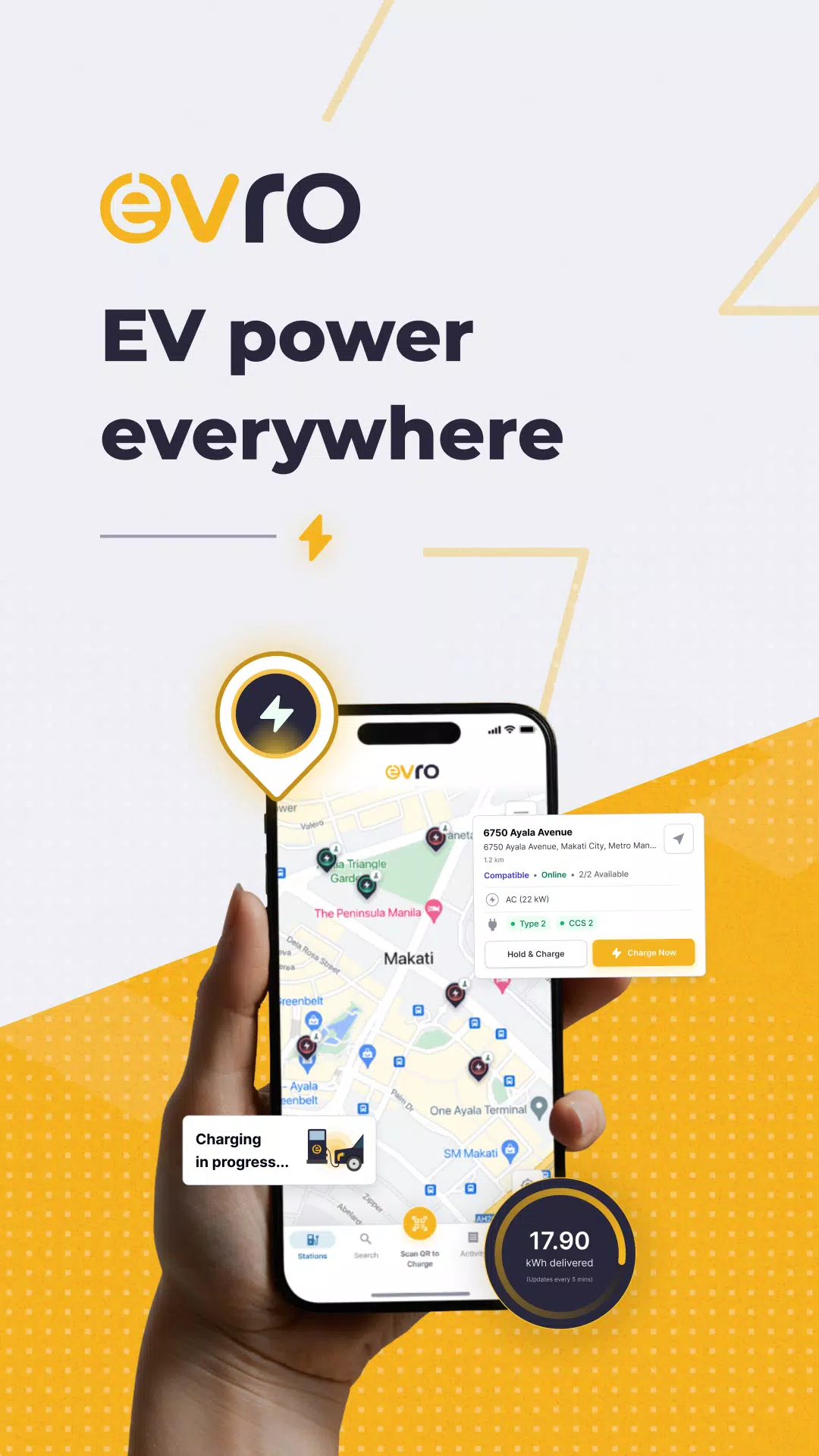 EVRO - EV Power Everywhere Screenshot 1