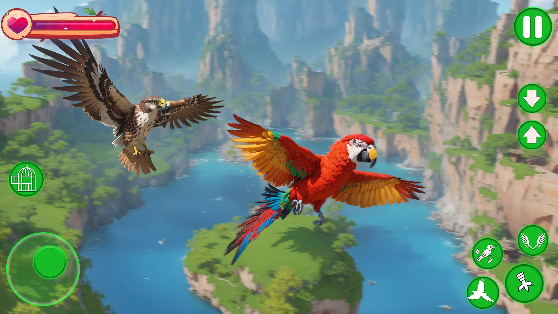 Parrot Bird Simulator Game Ảnh chụp màn hình 4