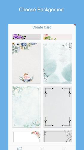 Baby Shower Card Maker 스크린샷 2