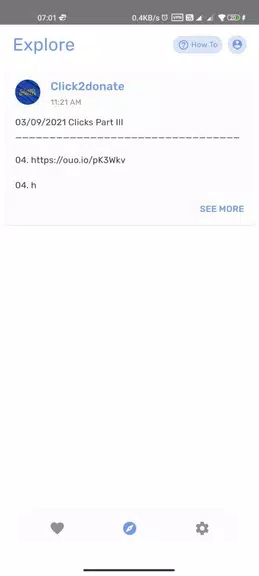 Click 2 donate Captura de tela 2