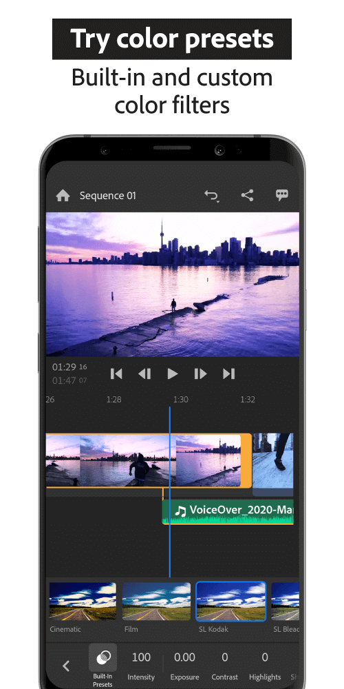 Adobe Premiere Rush: Video Tangkapan skrin 1