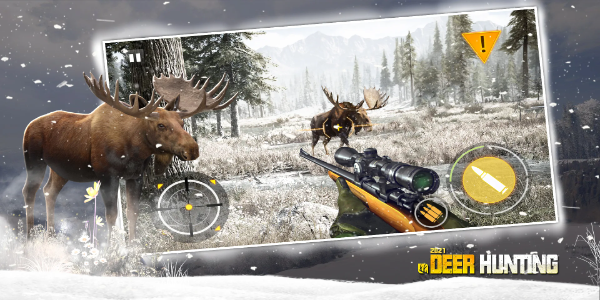 Deer Hunting: 3D shooting game Schermafbeelding 1