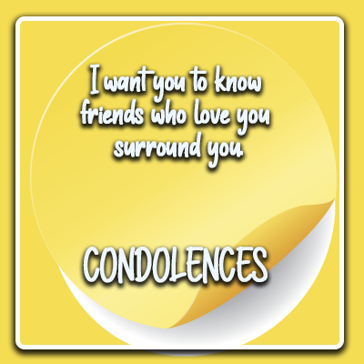 Condolences & Sympathy GIF Tangkapan skrin 1