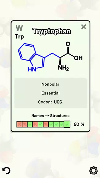 Amino Acid Quiz Screenshot 4