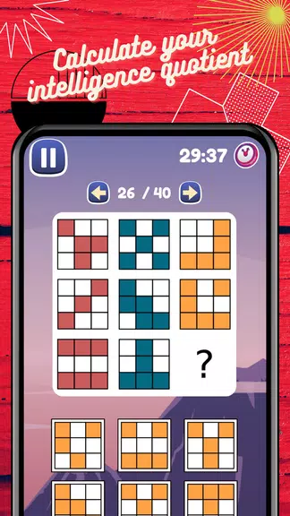 IQ Test: Logic brain training Скриншот 1