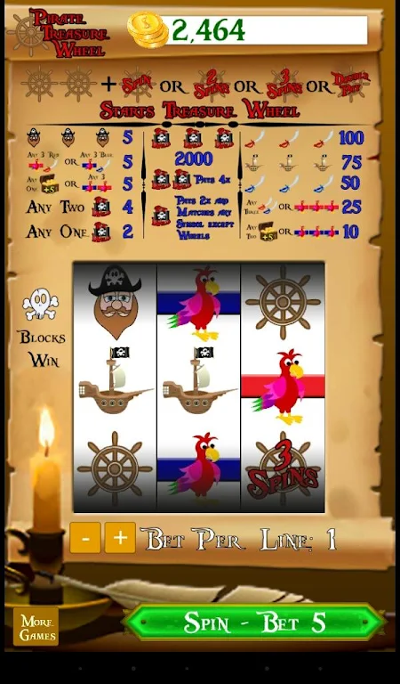 Pirate Treasure Wheel應用截圖第1張
