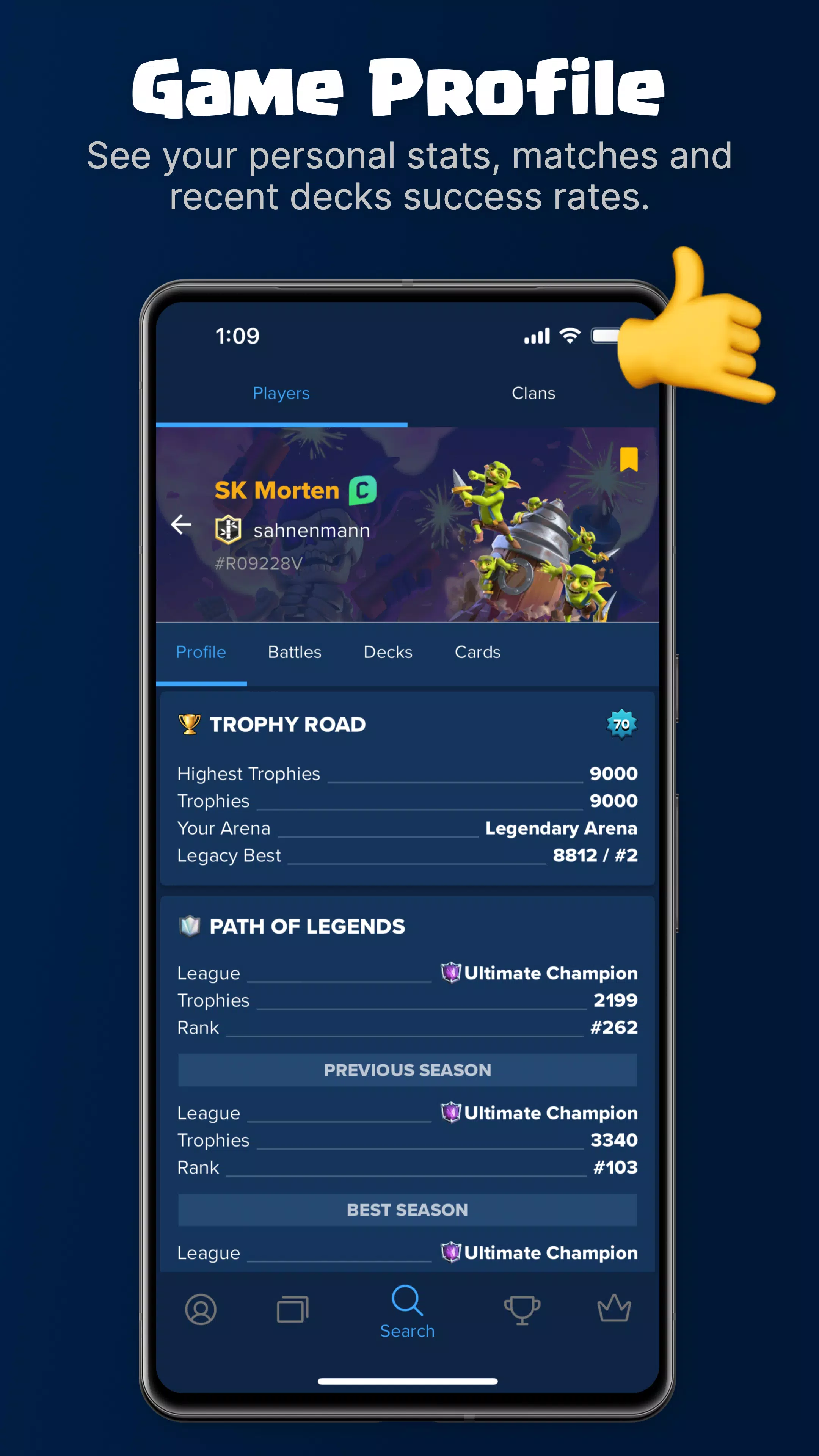 Stats Royale for Clash Royale Screenshot 4