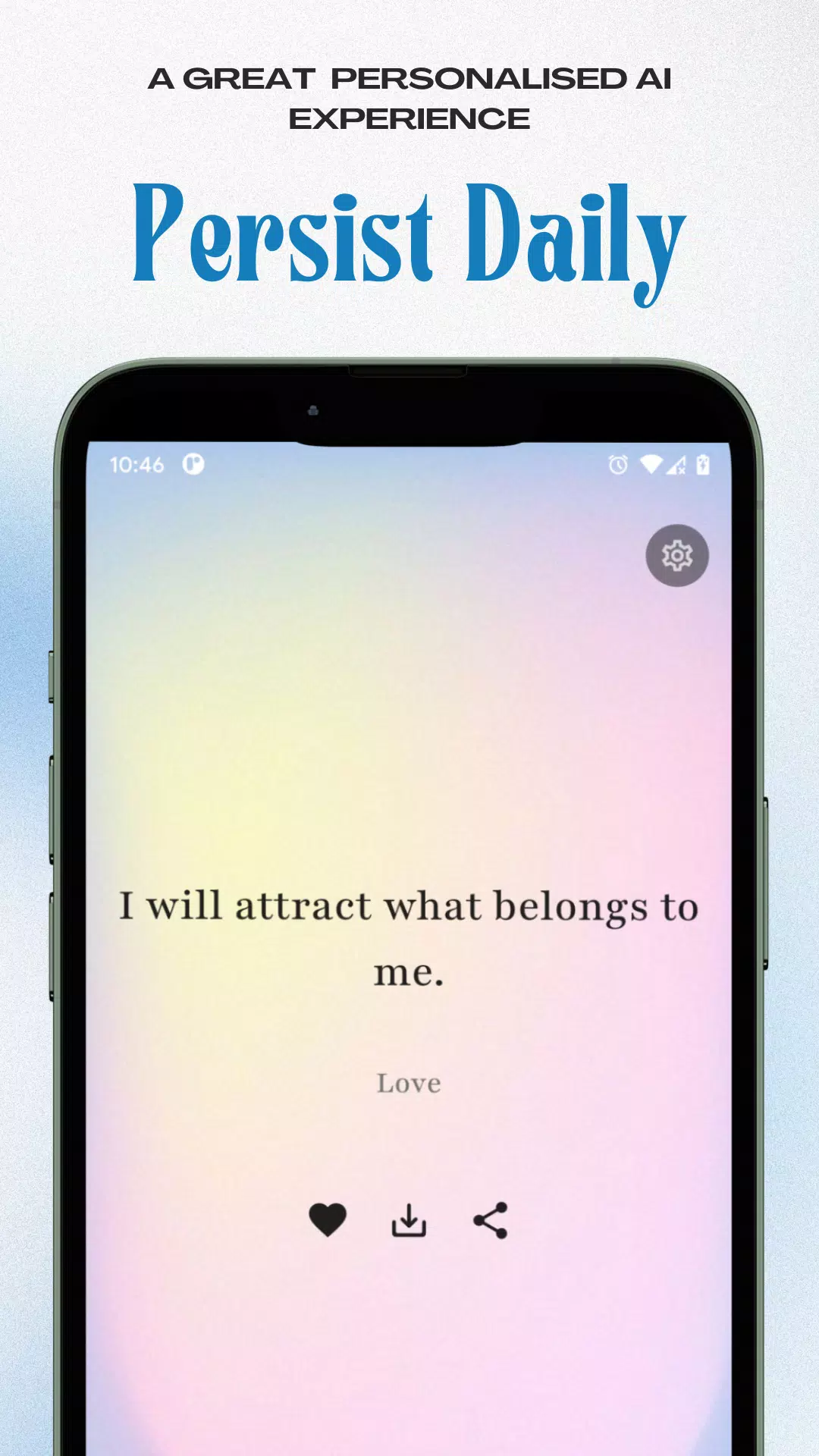AI Uplift - Daily Affirmations 스크린샷 2