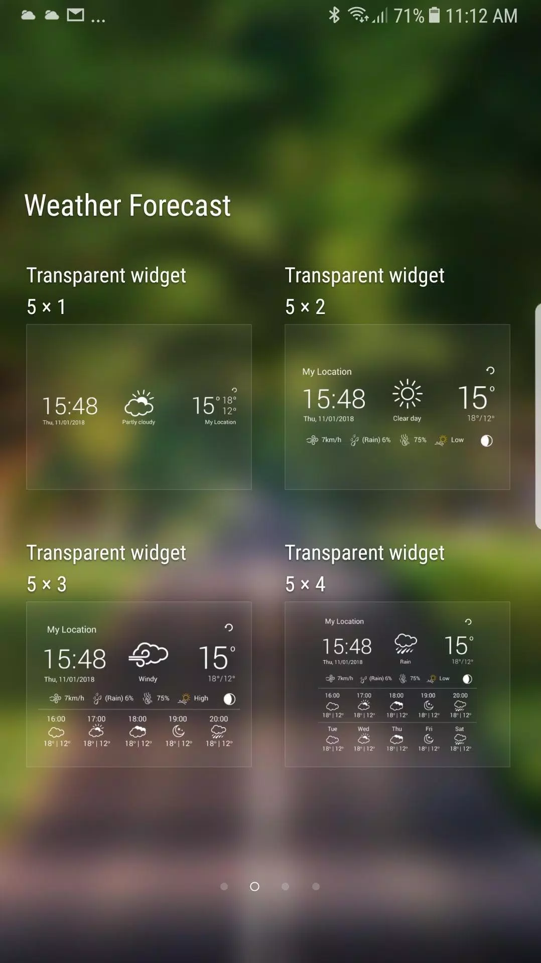 Weather app スクリーンショット 4