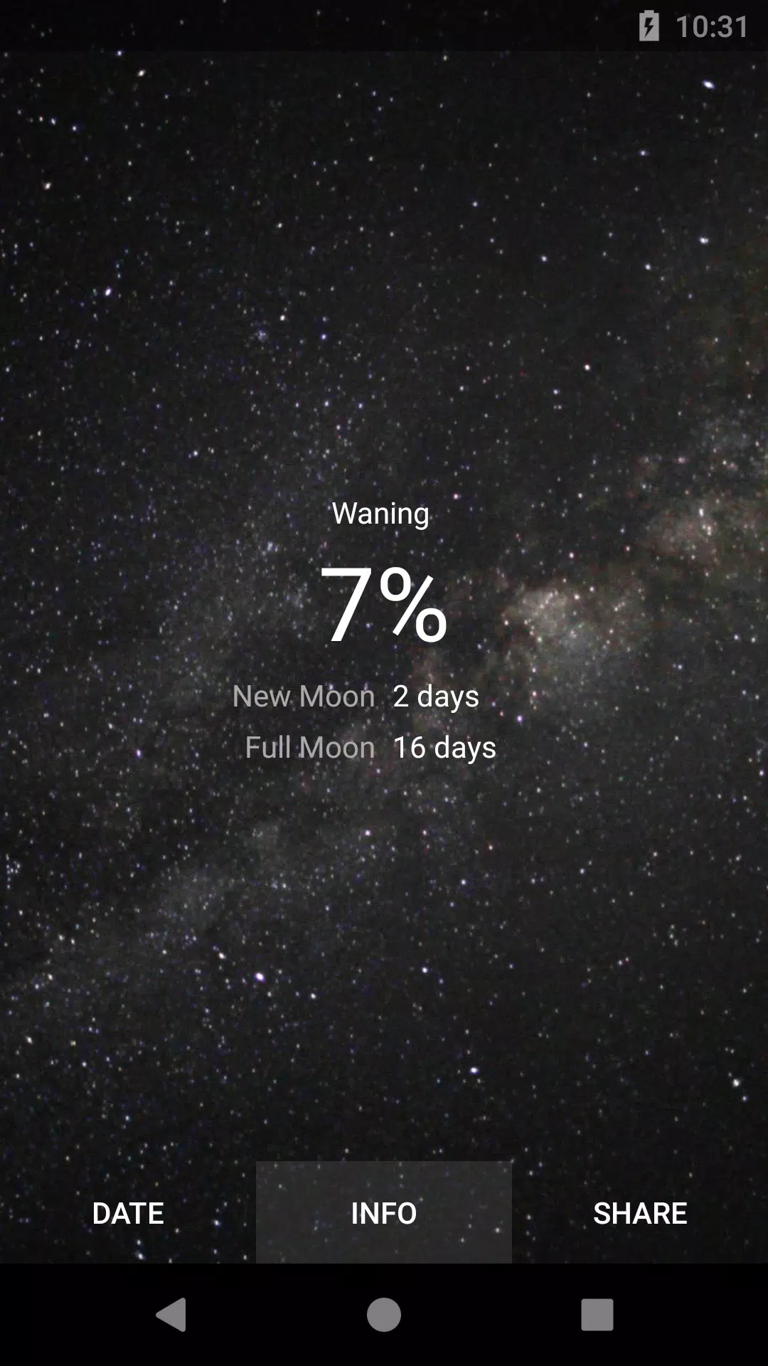 MOON - Current Moon Phase Ekran Görüntüsü 2
