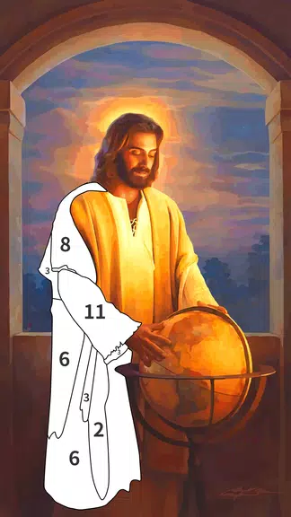 Jesus Coloring Book Color Game स्क्रीनशॉट 3