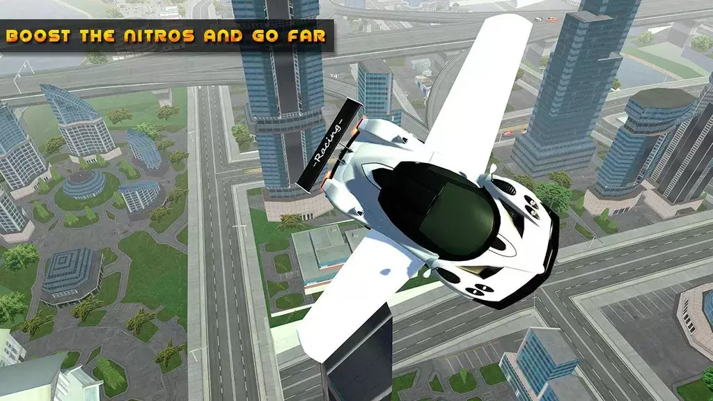 Flying Car Game driving ภาพหน้าจอ 1