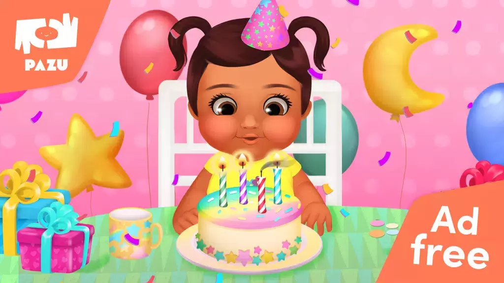 Baby Birthday Maker Game स्क्रीनशॉट 2