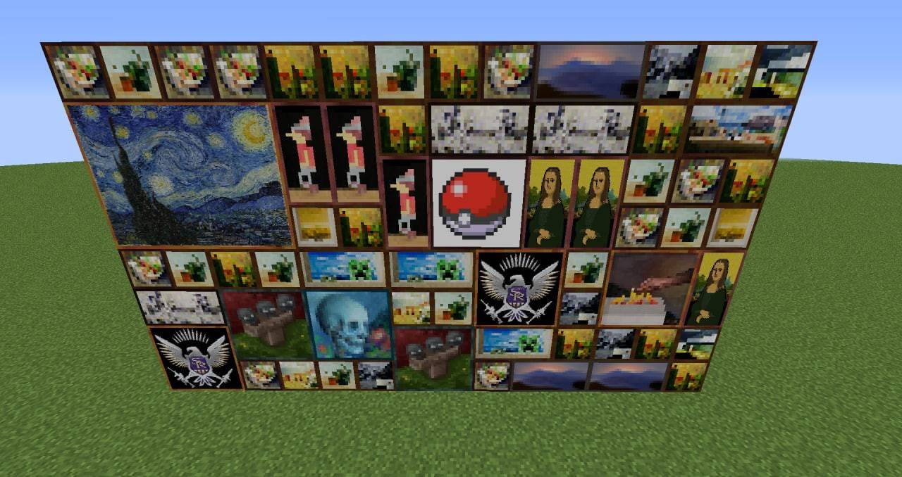Minecraft में एक पेंटिंग कैसे लटकाएं