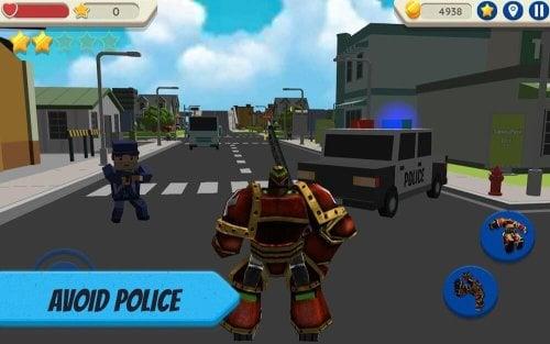 Robot Hero: City Simulator 3D স্ক্রিনশট 2