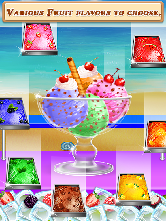 Street Ice Cream Shop Game Ảnh chụp màn hình 3