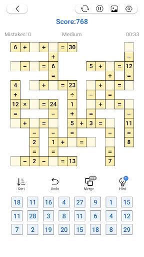 Math Number: Cross Math Puzzle Captura de tela 2