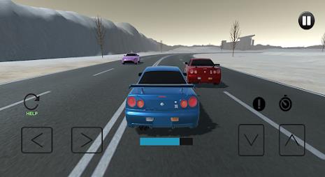 Driving Skyline R34 Drift Car Screenshot 3